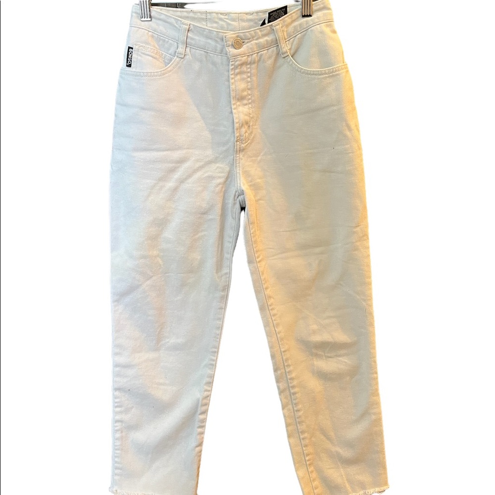 White high waist bongo jeans